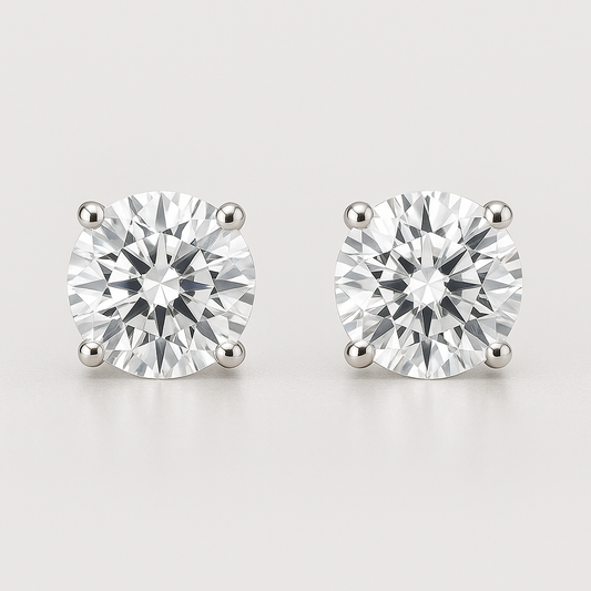 Lab Diamond Stud Earrings