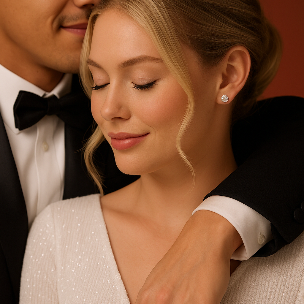 Lab Diamond Stud Earrings