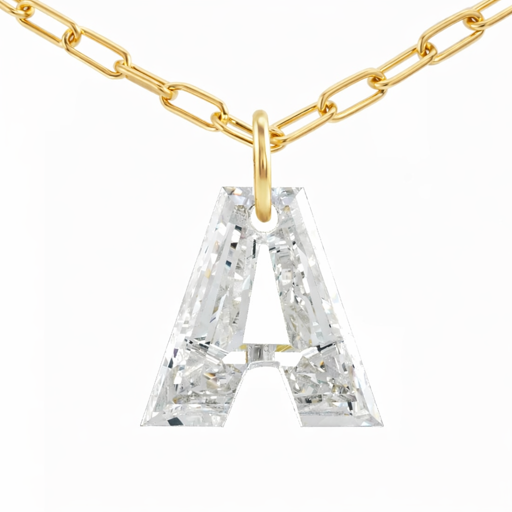 The Solitaire Edit- Initials Paperclip