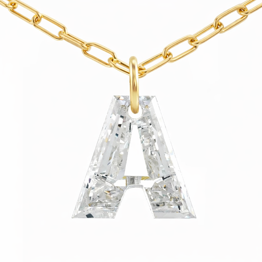 The Solitaire Edit- Initials Paperclip