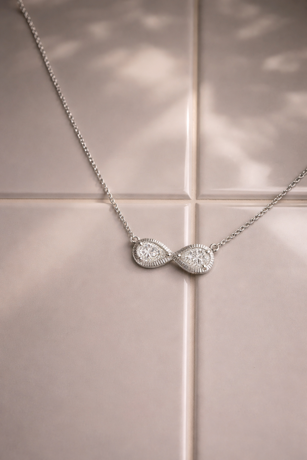 The Infinite Duo™ Infinity Diamond Necklace – 1 CTW Lab Diamonds